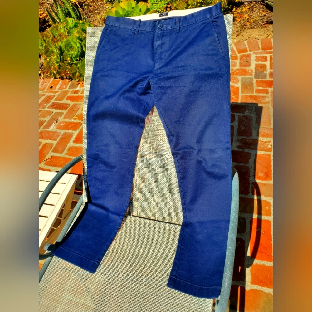 J crew 440 slim pant 34/32 blue